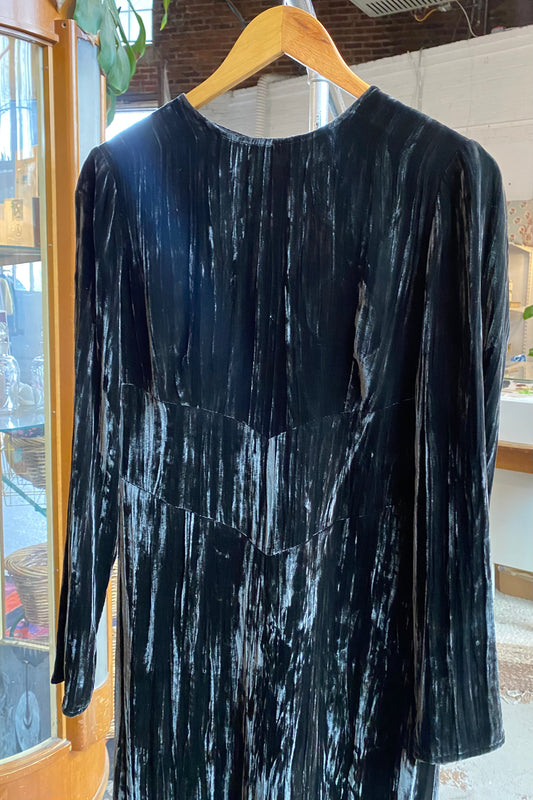 Calvin Klein Collection Silk Velvet Dress