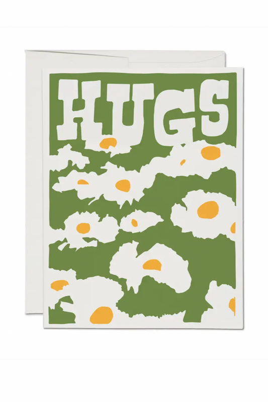 Matilija Poppy Hugs Encouragement Greeting Card