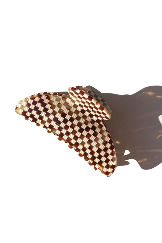 MACHETE Midi Heirloom Claw in Checker