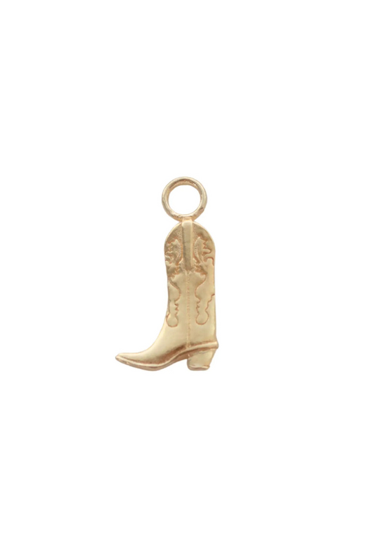 Cowboy Boot Gold Vermeil Charm