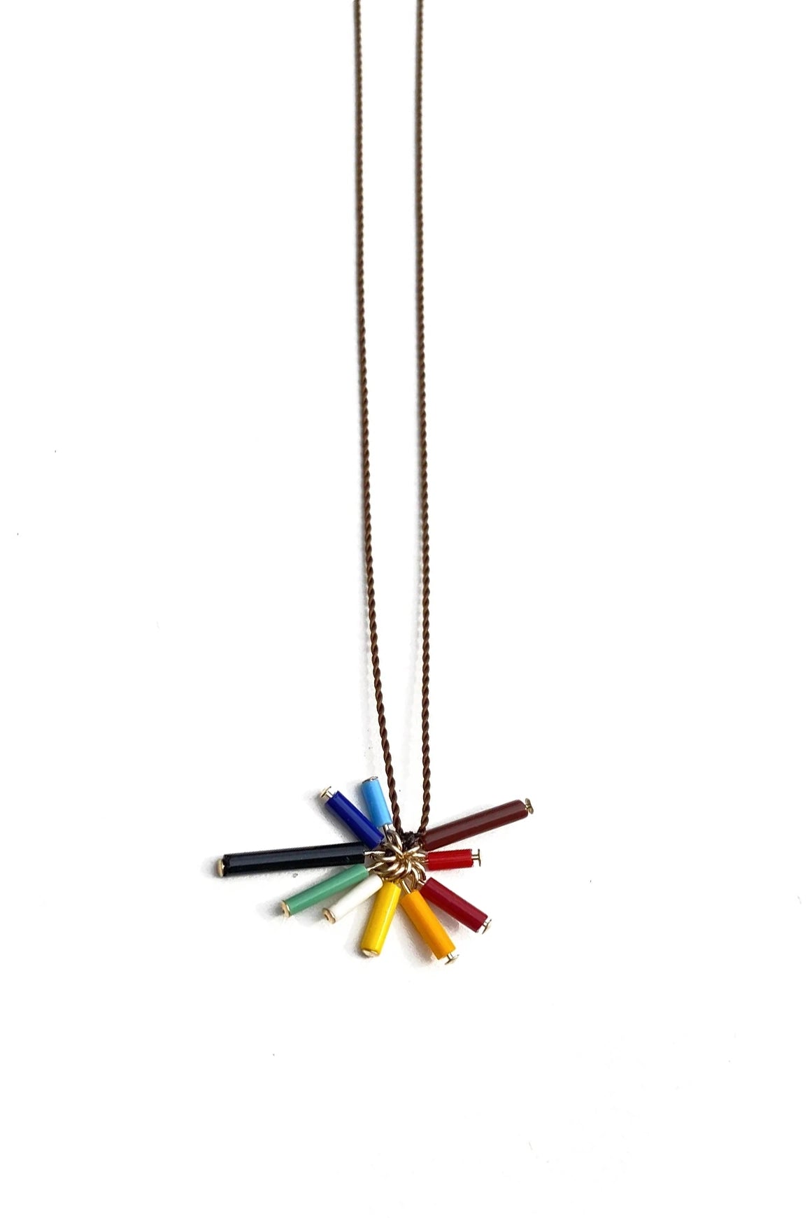 I. RONNI KAPPOS Rainbow Burst Necklace