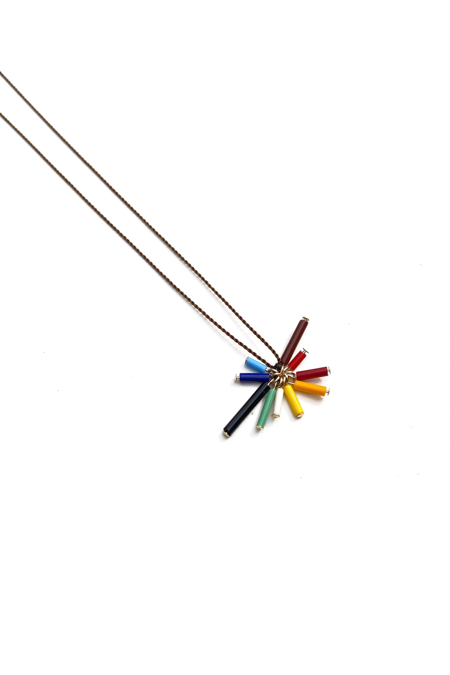 I. RONNI KAPPOS Rainbow Burst Necklace