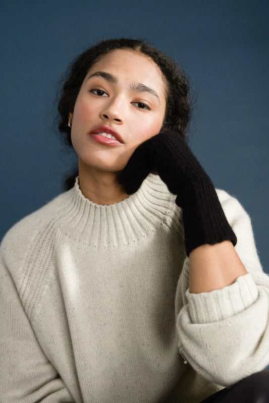 Cashmere Gloves - Black