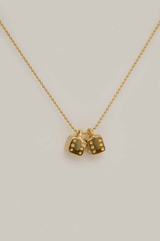 MEREWIF Double Dice Necklace