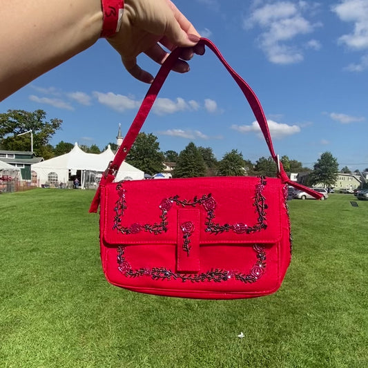 Vintage Judith Leiber Suede Handbag – shopthecollector