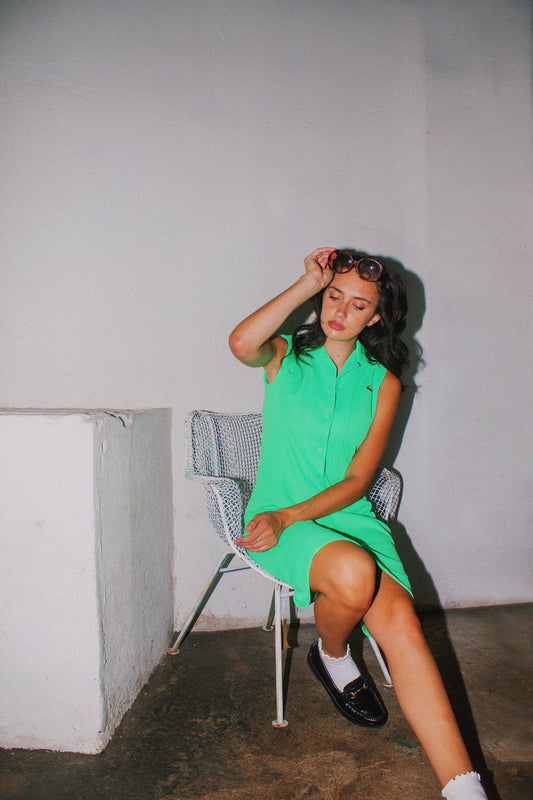 Vintage Kelly Green Lacoste Dress