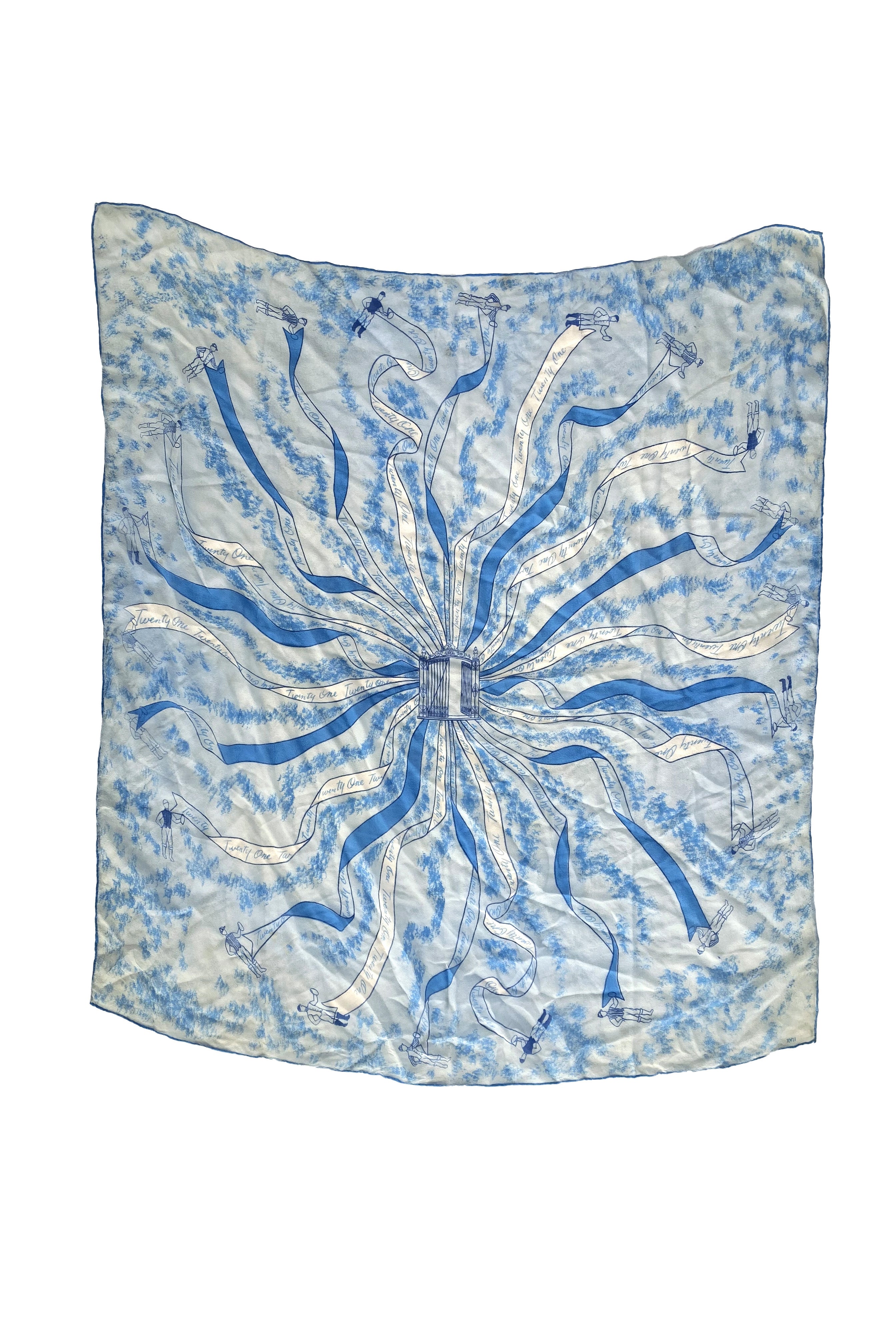 Vintage 'Twenty One' Silk Scarf – shopthecollector