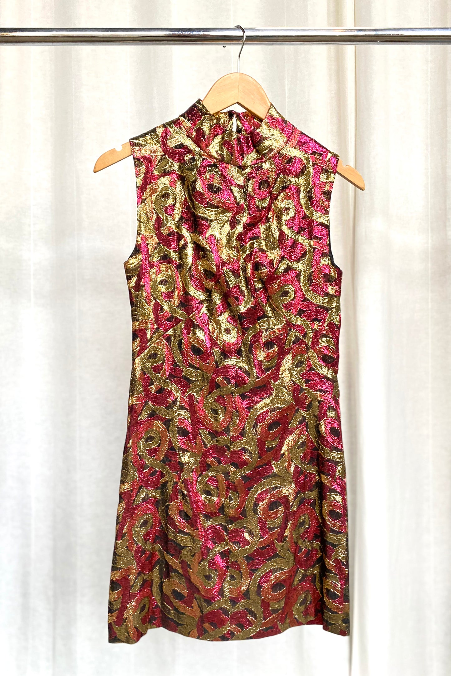 Vintage 1960's Metallic Mini Dress – shopthecollector