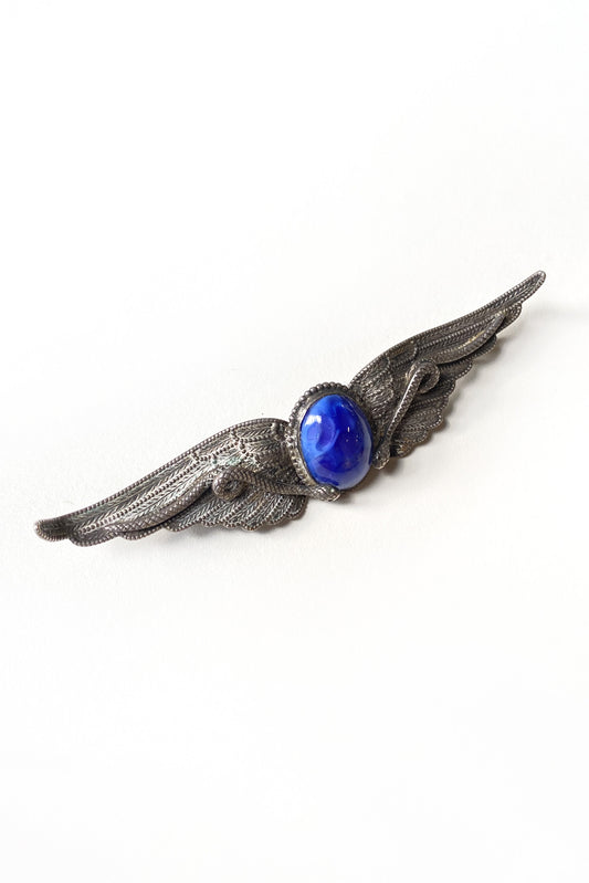 Egyptian Revival Winged Brooch