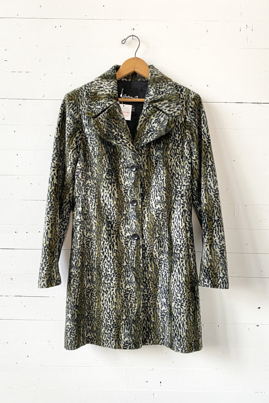 Arden B Vintage Faux Fur Coat