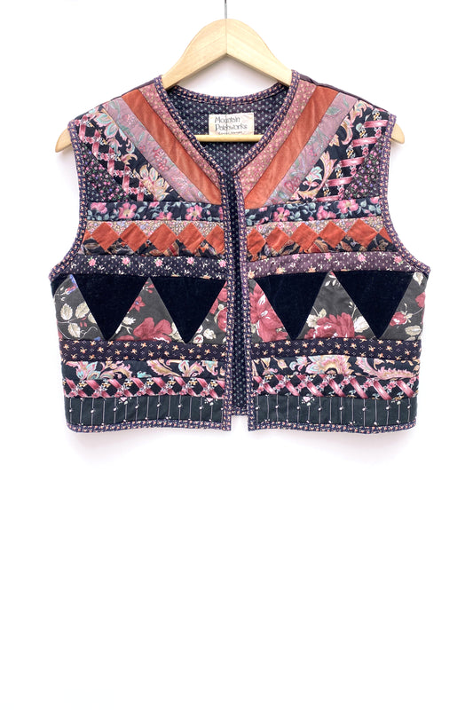 Vintage Quilted Patchwork Vest