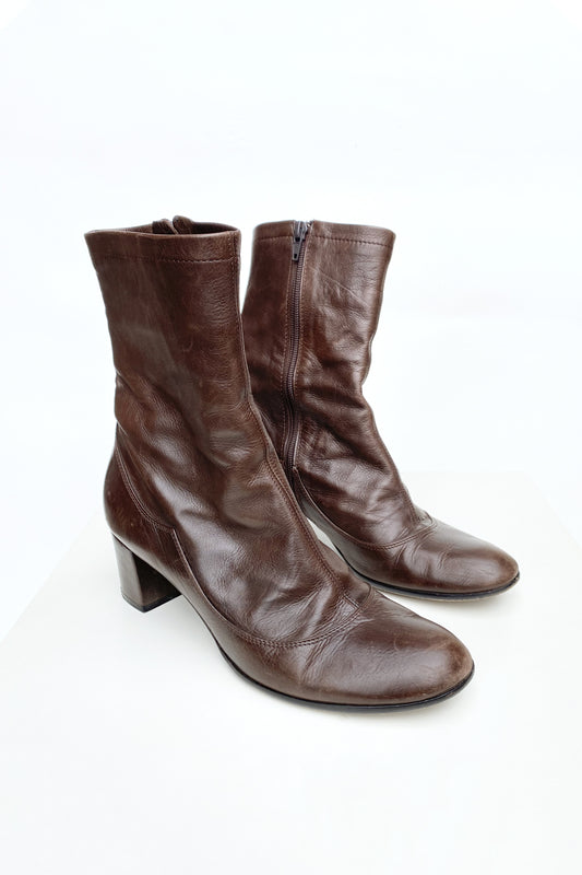 Marc Jacobs Leather Boots, Size 8.5