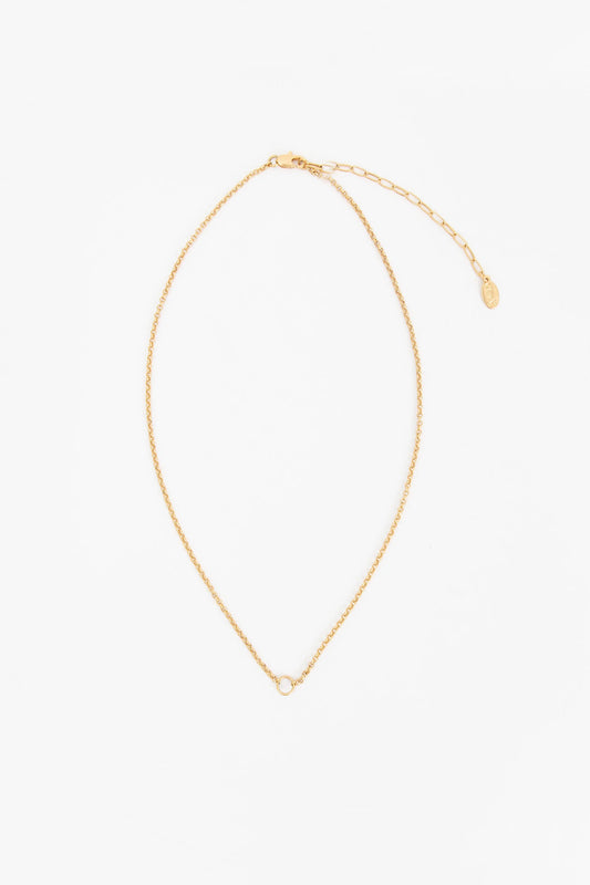 CLARE V. Rolo Charm Necklace