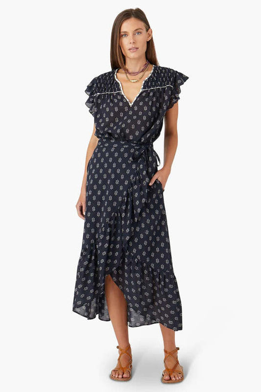 XIRENA Ava Skirt in Black Drops