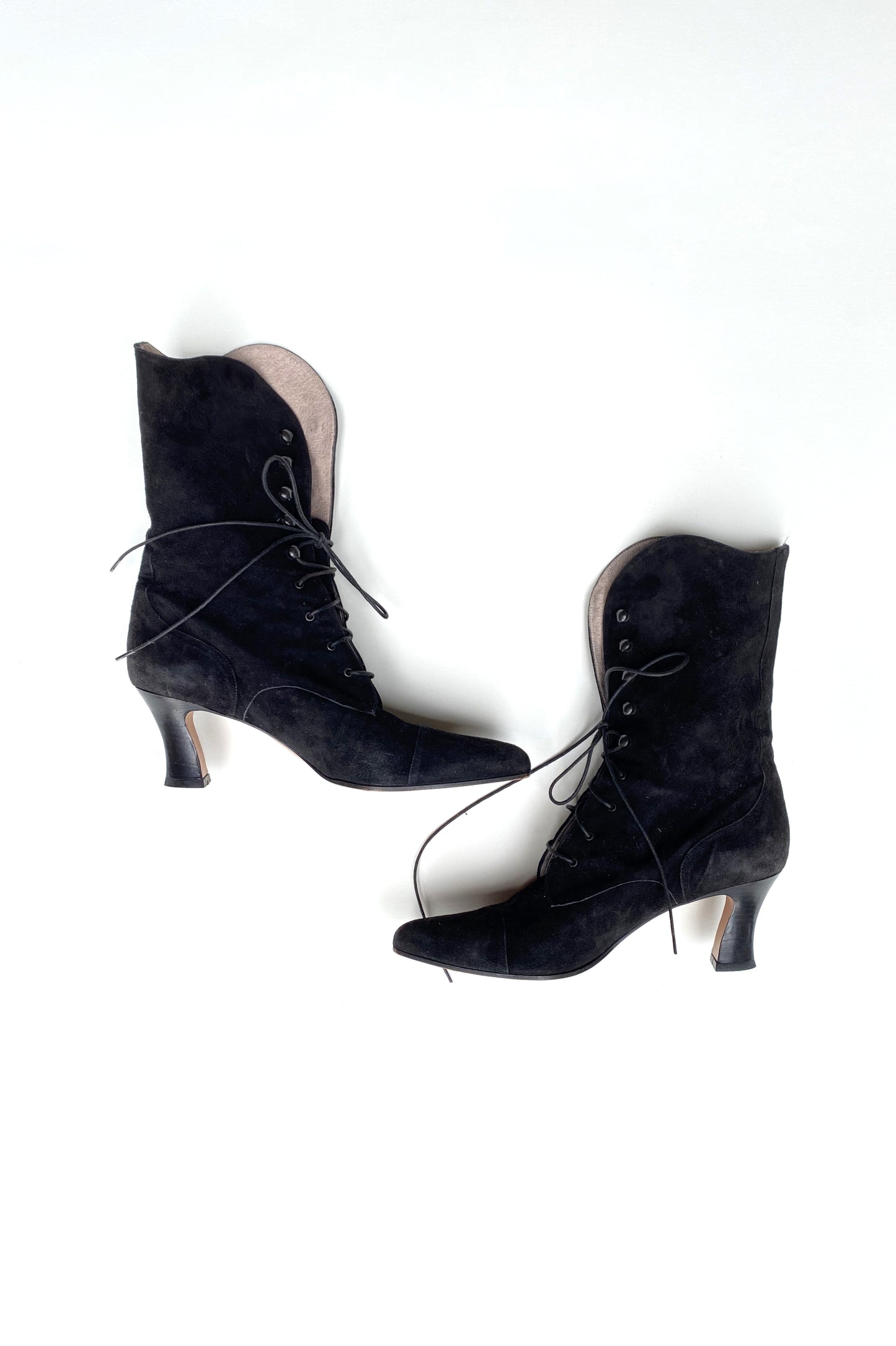 Vintage Phyllis Poland Lace Up Boots