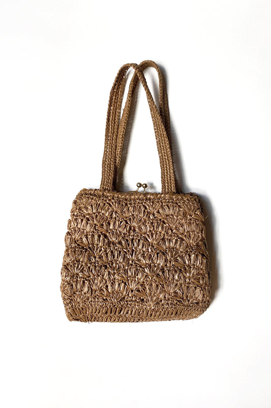 Vintage 50's Raffia Handbag