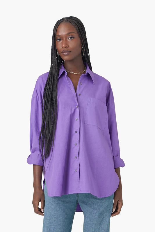 XIRENA Sydney Shirt in Purple Passion